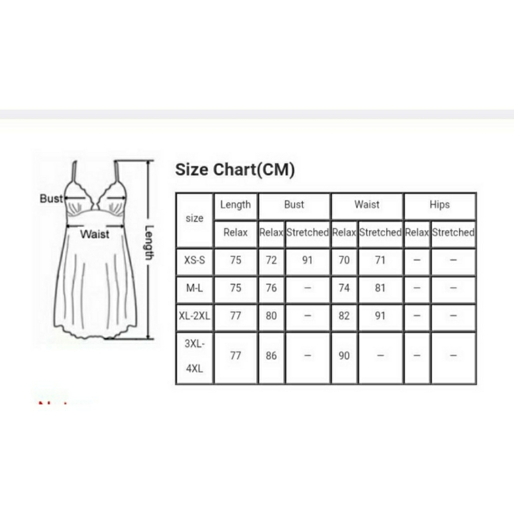 🎀 Red Delicate Lace Sleepwear Gown - Picture 8 of 9